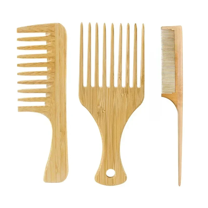 Bamboo Toothbrush - 1 Buah Sisir Rambut Kayu Bambu