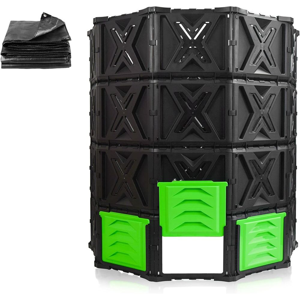 Compost Bin - Tempat Kompos Luar Ruangan Ukuran XXL