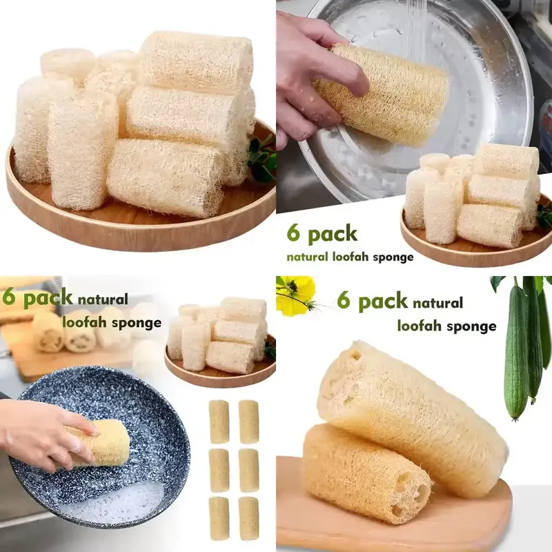 Eco Sponge - Sikat Cuci Piring Spons Luffa Alami