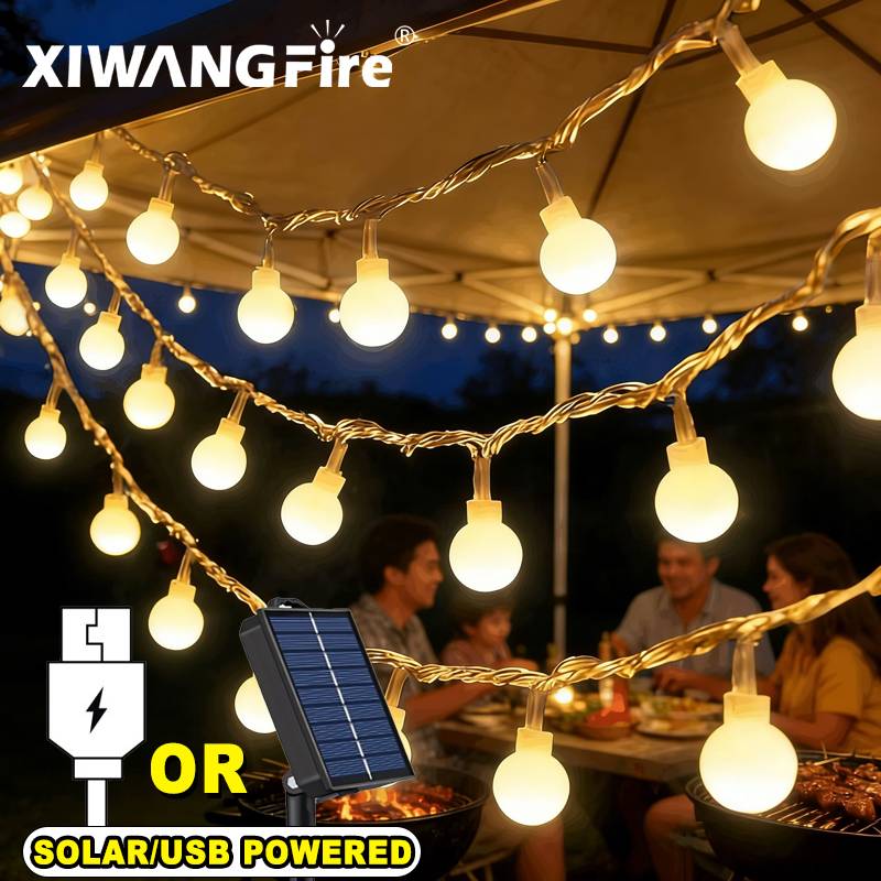 Lampu String Tenaga Surya/USB/ - Solar Garden Light ulasan dan harga
