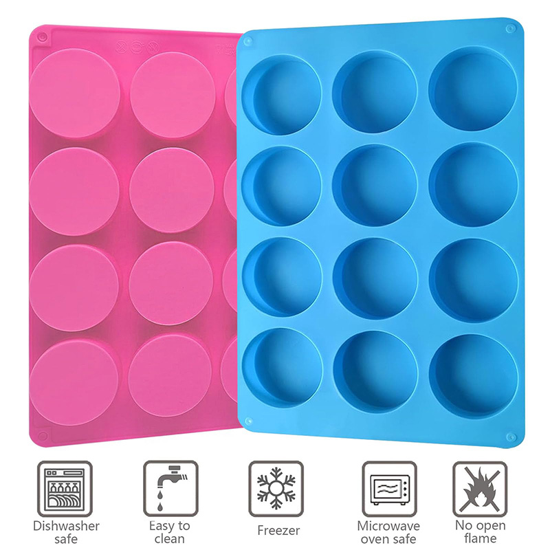Cetakan Silikon Bulat 12 Luban - Eco Soap ulasan dan harga