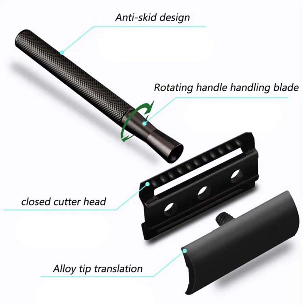 Pisau Cukur Aman dengan Gagang - Safety Razor Handle ulasan dan harga