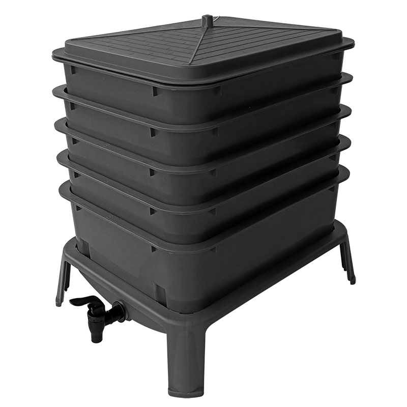 Komposter Vermikompos 50L 5-La - Compost Bin ulasan dan harga