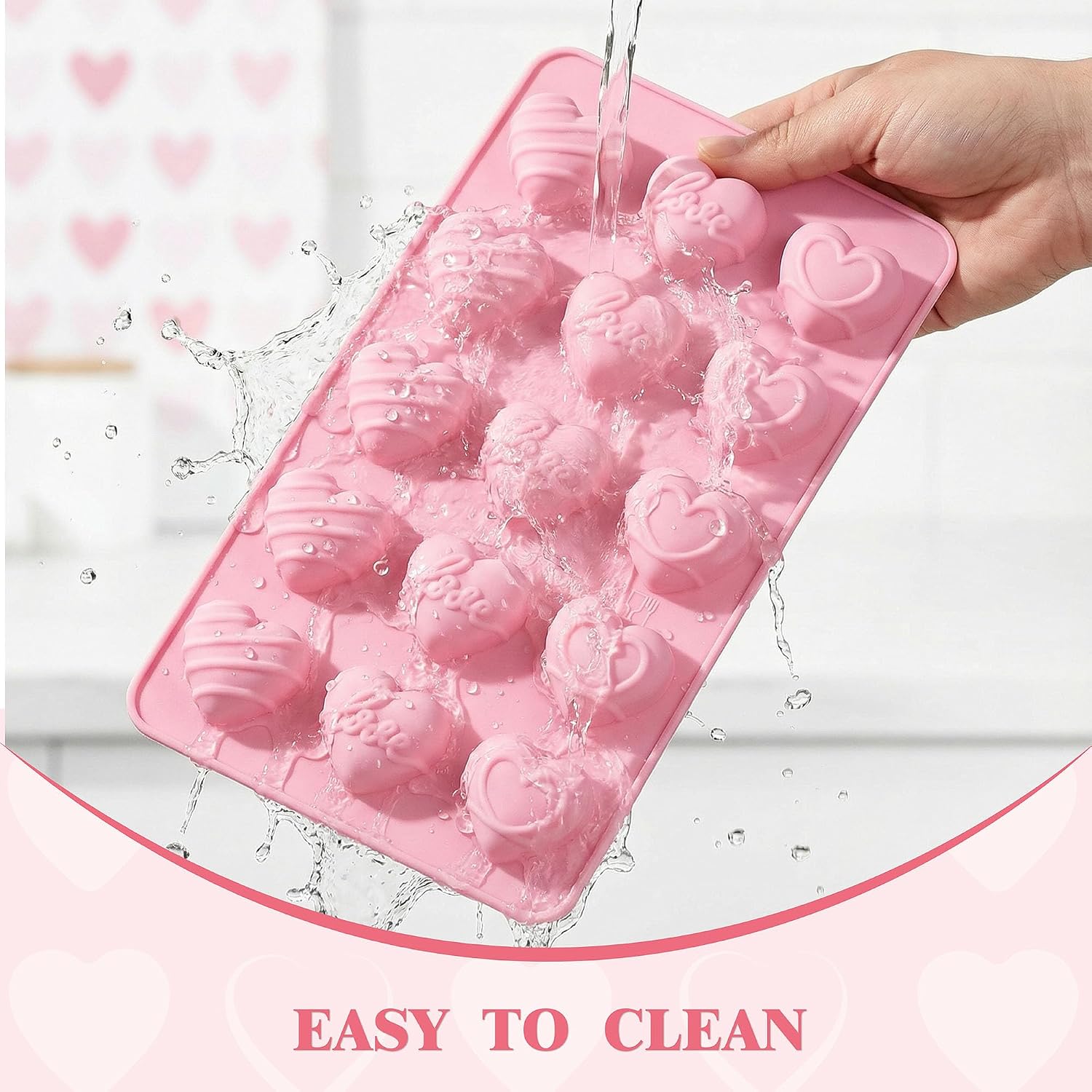 Cetakan Silikon Bentuk Hati, C - Eco Soap ulasan dan harga