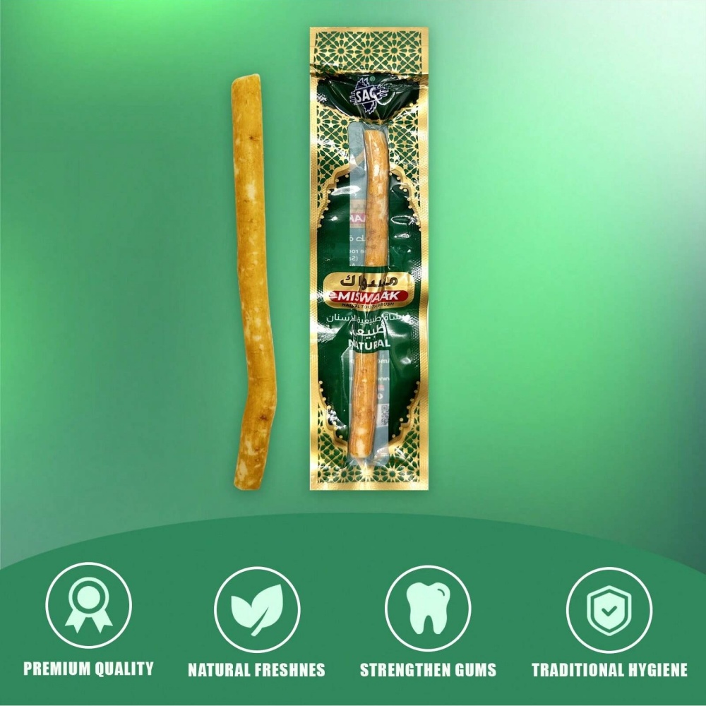 Sikat Gigi Miswak Alami Dikema - Bamboo Toothbrush ulasan dan harga