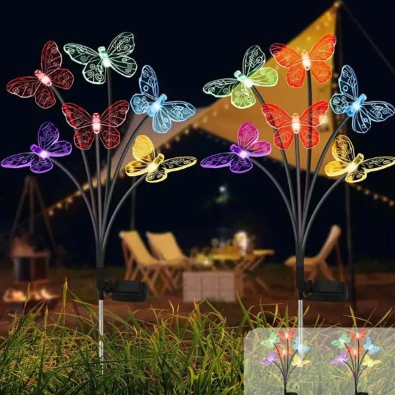 Lampu Kupu-Kupu Tenaga Surya,  - Solar Garden Light ulasan dan harga