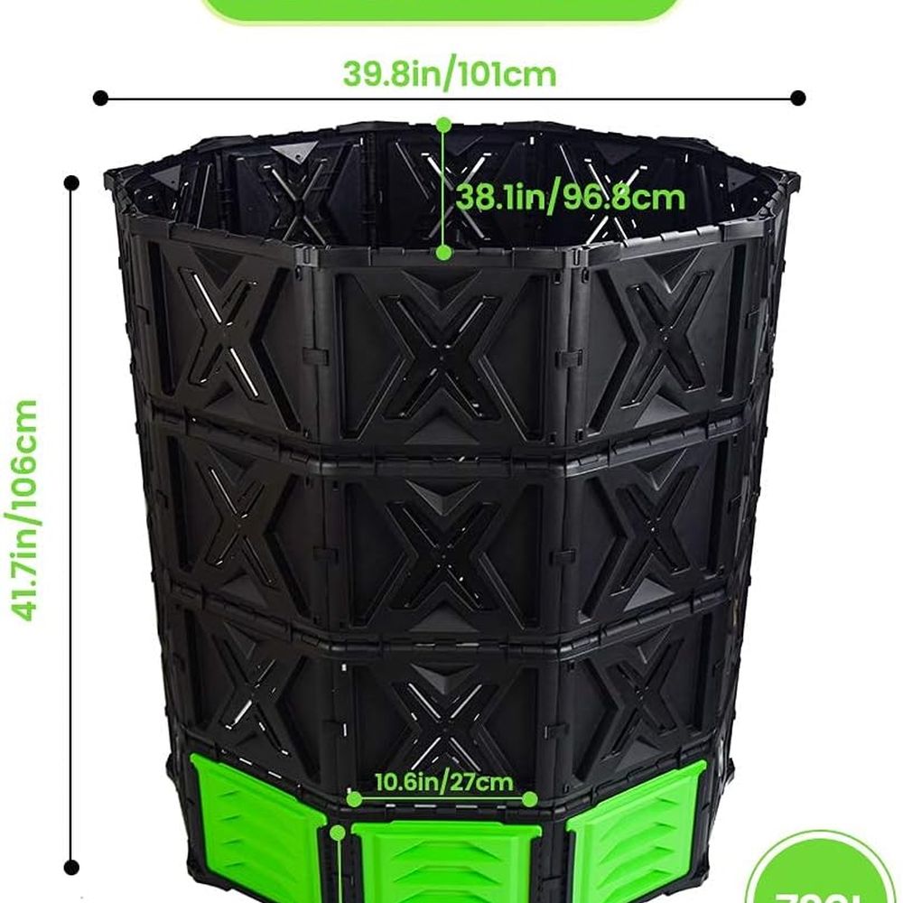 Tempat Kompos Luar Ruangan Uku - Compost Bin ulasan dan harga