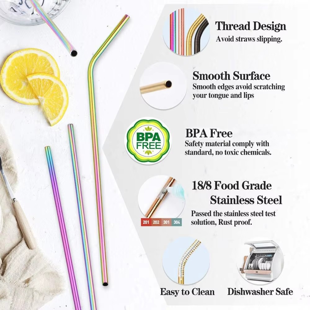 UPORS Sedotan Minum Dapat Digu - Reusable Straw ulasan dan harga