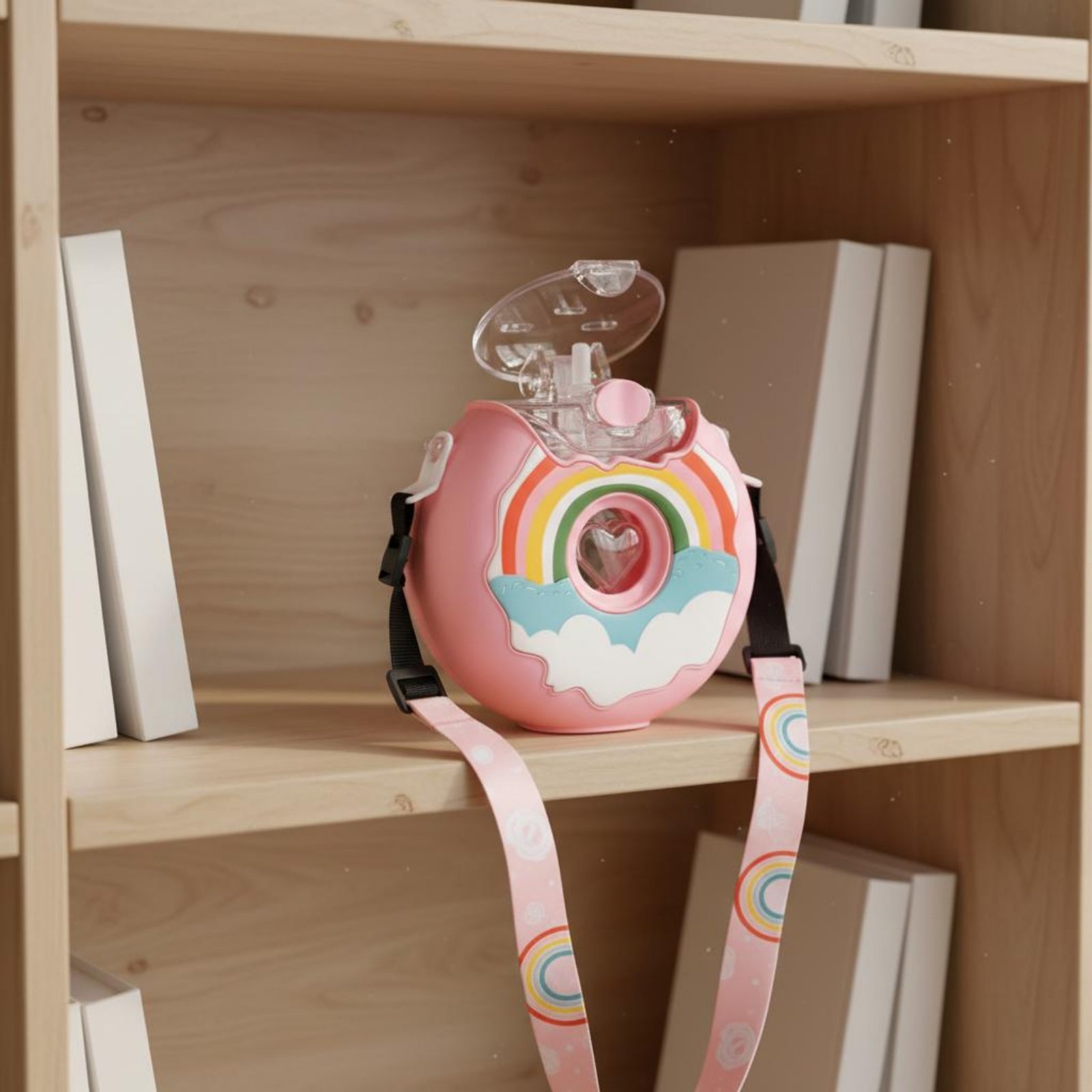 Botol Air Donat Anti Bocor Bot - Reusable Straw ulasan dan harga